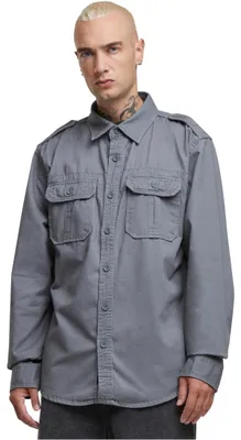 Image de Brandit Chemise à manches longues pour hommes Vintage