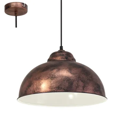 Image de Eglo 49248 TRURO 2 E27 Lampe à suspendre Ø370mm Cuivre-Antique