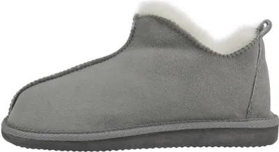 Produktbild von Lammfell Hausschuhe - PRINZ - Schuhgröße: EUR 44 | Farbe: Grau/Weiß