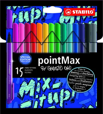 Obrázok produktu pre STABILO 488/15-06 pointMax plstené pero - 0,8 mm, 15 rôznych farieb, Snooze One case