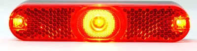 Produktbild von Rücklicht 6V bis 58V für e-Bike mit 3 LEDs An/Aus über e-Bike Display Montage am Gepäckträger