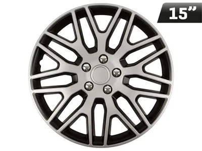 Image de Enjoliveur Dakar NC argent / noir 15"