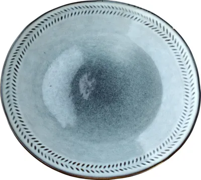 Image de Assiette à dessert en céramique Basic Nature BASIC NATURE 21,5 x 21,5 x 2,5 cm Bleu 1 pièce