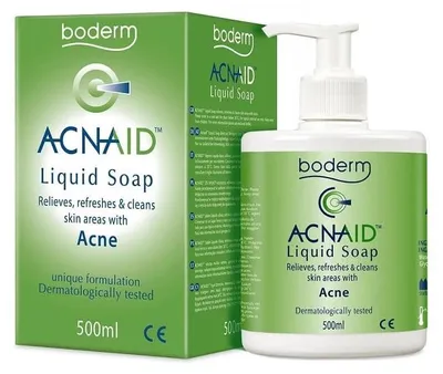Produktbild von ACNAID Flüssigseife 500 ml für milde Reinigung bei zu Akne neigender Haut, nicht-komedogen