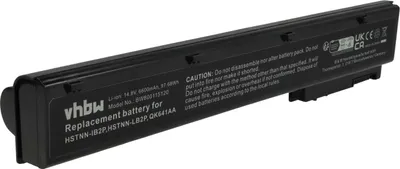 Produktbild von vhbw Akku kompatibel mit HP EliteBook 8570w, 8560w, 8770w, 8760w Notebook (6600 mAh, 14,8 V, Li-Ion)