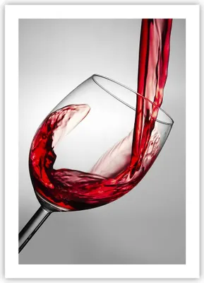 Produktbild von Poster - Poster ohne Rahmen - Trinken glas wein - 50x70 cm - Wand Bild - Wanddeko - Wandbilder - Kunstposter - Wandposter - Bilder - Kunstdruck - Wanddekoration - Wandbild - P2XPA50x70-2258