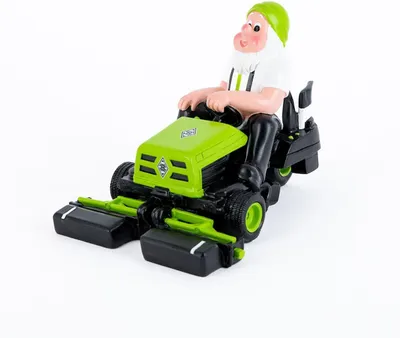 Produktbild von Borussia Mönchengladbach Gartenzwerg "Rasenmäher"