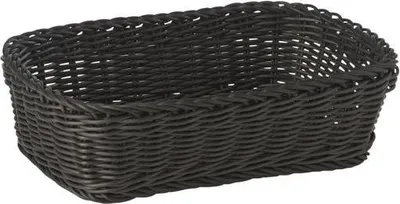 Produktbild von APS 50707 Korb PROFI LINE, 31 x 21 cm, Höhe 9 cm, Polypropylen, schwarz