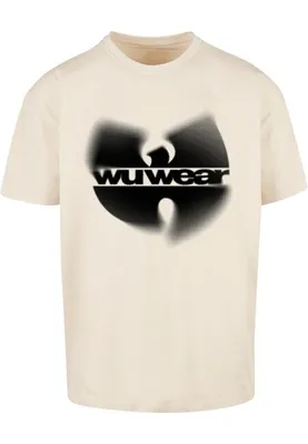 Immagine prodotto di Wu-Wear WU Wear Uomo - Logo sbiadito - Tee oversize sabbia - 5XL