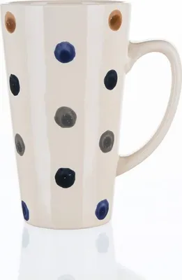 Produktbild von BANKETT Becher Keramik PUNKTE 450 ml, hoch