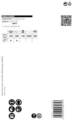 Immagine prodotto di Bosch Professional 1x Expert Tough Material sega a tazza per legno e metallo, Ø 60 mm 2608900429