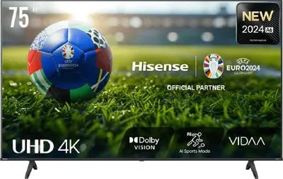 Produktbild von HISENSE 75A6N LED TV (75 Zoll (189 cm), 4K UHD, HDR, Smart TV, Sprachsteuerung (20013125)