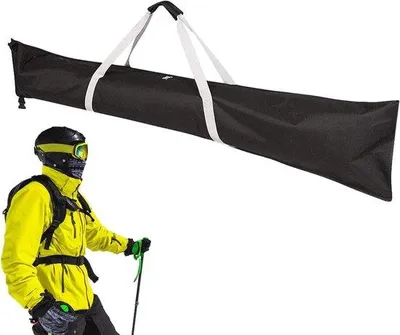 Immagine prodotto di Telo impermeabile per il trasporto di sci - 185x33 cm - Nero