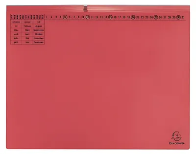 Obrázek produktu pro Exacompta 370303B - Konventioneller Dateiordner - Karton - Rot - 320 g/m² - 265 mm - 316 mm