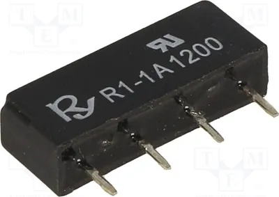Produktbild von 1x Relais: Reed max.250VDC 1A 10VA  USpule : 12VDC  144mW R1-1A1200 Elektromagneti
