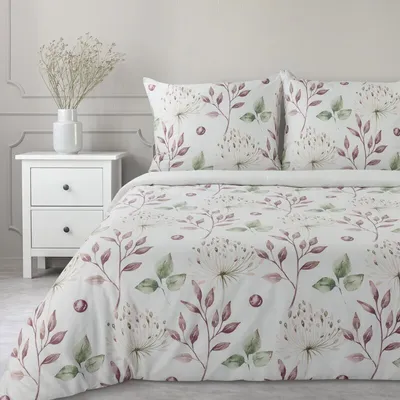 Produktbild von Eurofirany Bettwäschegarnitur Bettwäsche Baumwolle SONIA 36 160x200 cm 3 TLG SET: mit 2 Kissenbezüge 70x80 cm