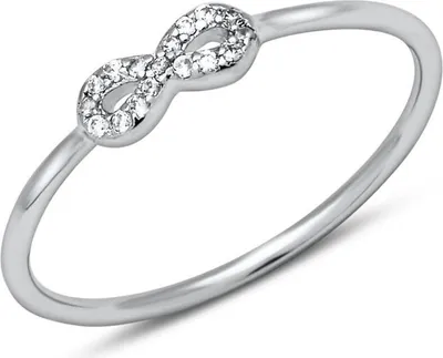Produktbild von Unique 925 Silber Ring Unendlichkeitssymbol SR0269