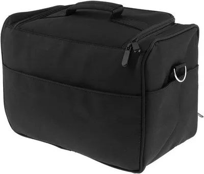Image de Trousse de voyage pour brosses à cheveux, trousse de coiffeur, trousse de maquillage, pièce unique - Noir