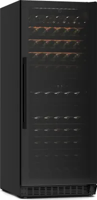 Image de Klarstein Velaire Cave à Vin 2 Zones - 122 Bouteilles, 5-22°C, Encastrable, LED, Porte UV, Clayettes Bois, Tactile, Silencieux, Frigo Vin Multi-Températures