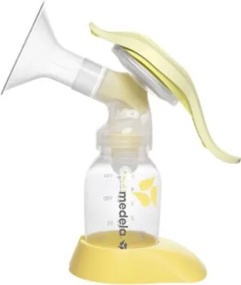 Produktbild von Medela Harmony Flex, 150 ml, Manuell, Weiß, Gelb