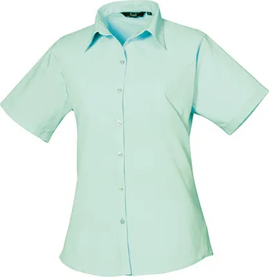 Produktbild von Premier Workwear Women´s Poplin Short Sleeve Blouse