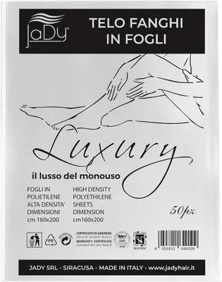 Productafbeelding van Luxury disposable cloth made of leaves, 50 pieces, 160 x 200 cm, disposable throw, Italy