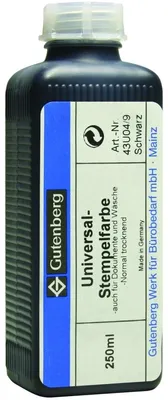 Produktbild von Stempelfarbe Universal 250ml schwarz