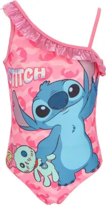 Produktbild von Lilo & Stitch Kinder Badeanzug - Komfortabler Einteiler für den Sommer Rosa 3/4 Jahre