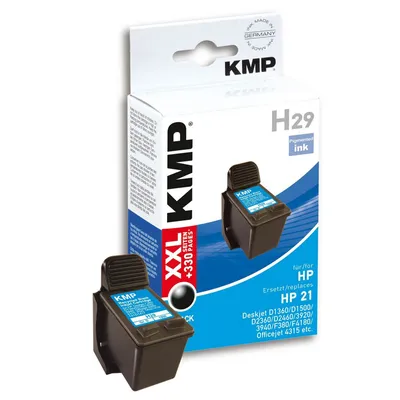 Zdjęcie produktu dla KMP H29, Wysoka (XL) wydajność, Czarny, Tusz na bazie pigmentu, 1 szt.