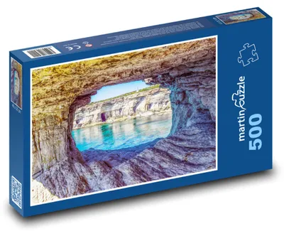 Obrázok produktu pre Puzzle 500 Morská jaskyňa na Cypre - martinpuzzle