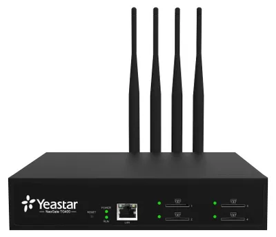 Obrázok produktu pre Yeastar TG400L, Čierna, Externé, FTP, TFTP, HTTP, SSH, SIP, IAX2, 10,100 Mbit/s, 213 mm