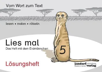 Produktbild von Lies mal 5 - Das Heft mit dem Erdmännchen. Lösungsheft