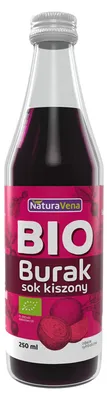 Immagine prodotto di Succo di barbabietola biologico 250 ml - NATURAVENA