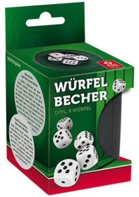 Produktbild von ASS Altenburger - Würfelbecher inkl. 6 Würfel