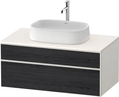 Image de Duravit Zencha Meuble sous-lavabo sur console, 1000x550x442mm, 1 découpe au centre, ZE4821, ZE4821016840000