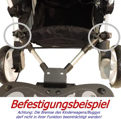 Zdjęcie produktu dla EICHHORN wózek dla rodzeństwa Cozy C-Rider z siedziskiem i kierownicą do zabawy dla dzieci od 12 miesięcy do 25 kg (4 koła), powierzchnia siedziska 20 cm 4 koła z siedziskiem