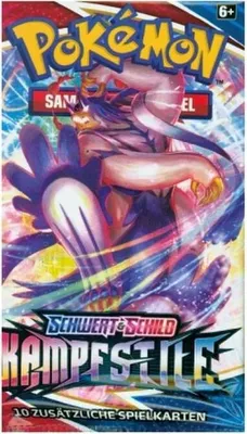 Produktbild von 1x Stück Booster - POKÉMON 45260 PKM Pokémon SWSH05 Schwert und SchildBooster Kampfstile, Deutsch