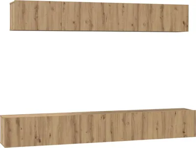 Immagine prodotto di vidaXL Set di 5 mobili TV in legno impiallacciato effetto legno artigianale