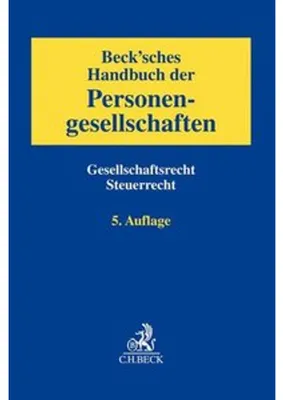 Produktbild von Beck'sches Handbuch der Personengesellschaften