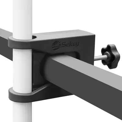 Produktbild von Sekey Schirmhalter Balkongelände Sonnenschirmhalter-Schirmständer Leicht und flexibel für eckige und runde Schirme 19mm bis 40mm