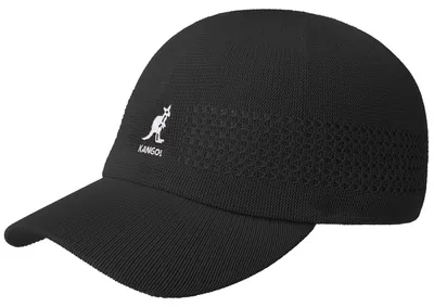 Kangol gestrickte Sommer Baseball-Cap Tropic Ventair in schwarz