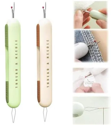 Produktbild von Famanu Nähnadeln-Einfädler 2-in-1 - Handlich und kompakt