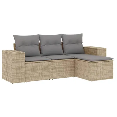 Zdjęcie produktu dla VidaXL 3222468, Jasny Szary, Rotang, Stal, 110 kg, Dorośli i dzieci, 550 mm, 550 mm