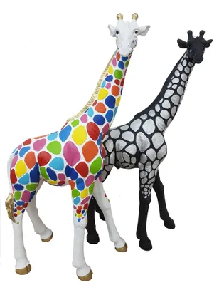 Produktbild von Designer Figuren Moderne Dekorationen Garten Giraffe Statue Skulptur Skulpturen