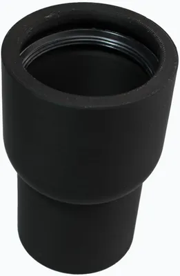 Produktbild von Adapter für Luft Absaugschlauch | Staubsaugerschlauch zum Aufschrauben - Werkstattabsaugung (DN50 mit HT Muffe, 36mm Schlauch Innen Durchmesser)