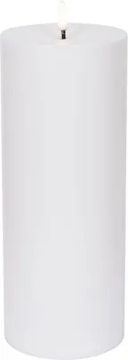 Produktbild von LED-Kerze ,Flamme Rak, outdoor, weiß, Dämmerungssensor, 32cm