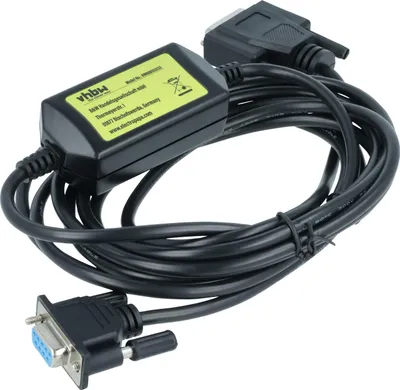 Produktbild von vhbw Programmierkabel RS-232 kompatibel mit Siemens Simatic S5 CPU 947, 945 Computer & Peripheriegeräte - Seriell Adapter, 14,2 cm Schwarz
