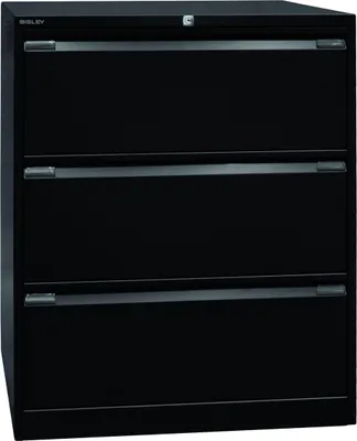 Produktbild von Bisley Hängeregistratur Schrank - 3 Schübe - Farbe: Schwarz