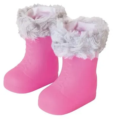 Produktbild von Bayer Design Puppenkleidung, pink, mit Fellbesatz, für Puppen von 42-46 cm