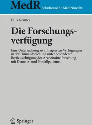 Obrázok produktu pre Die Forschungsverfügung